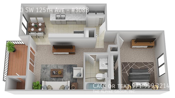 🌿 Sun-Filled 1-Bedroom with Covered Balcony & In-Unit Laundry property image